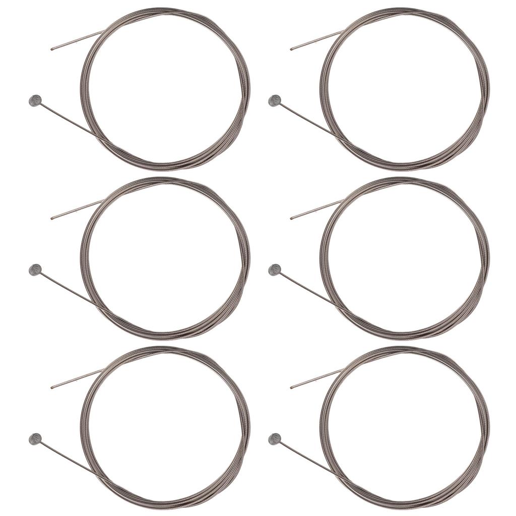 10 Stück Fahrrad Bremsleitung Set Edelstahl Bremskabel mit Endkappe Endhülse für Mountainbike