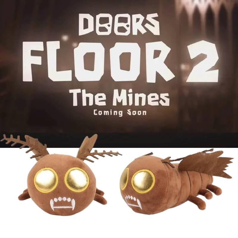 Soft And Cuddly Doors Floor 2 Game Edition Plush Toy Scary Moth Collectible Figure