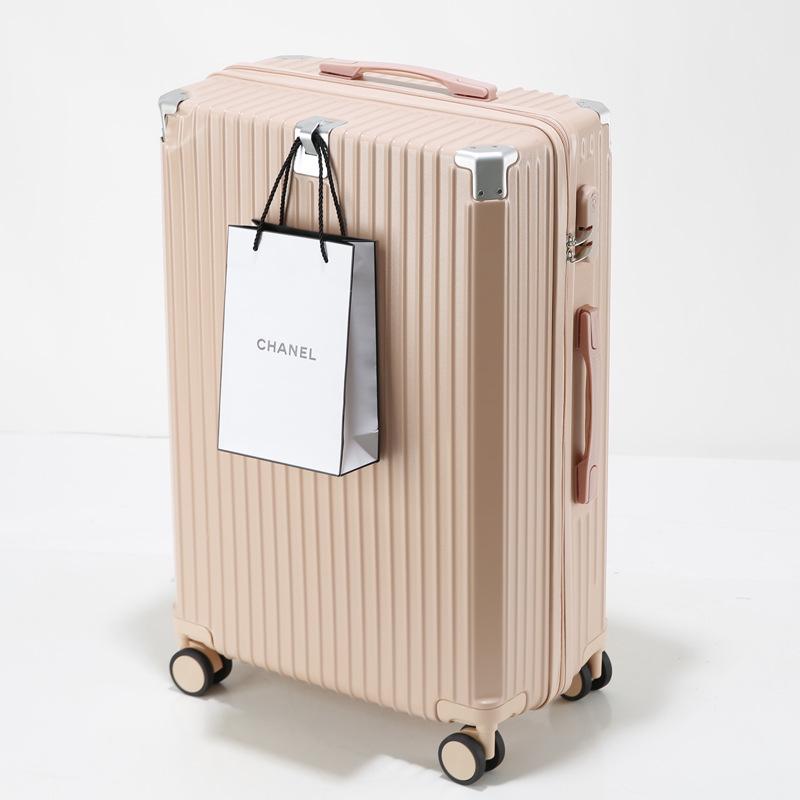 Sturdy Multifunctional Trolley Suitcase with Universal Wheels - Large Capacity, Secure Password Lock, Unisex Design