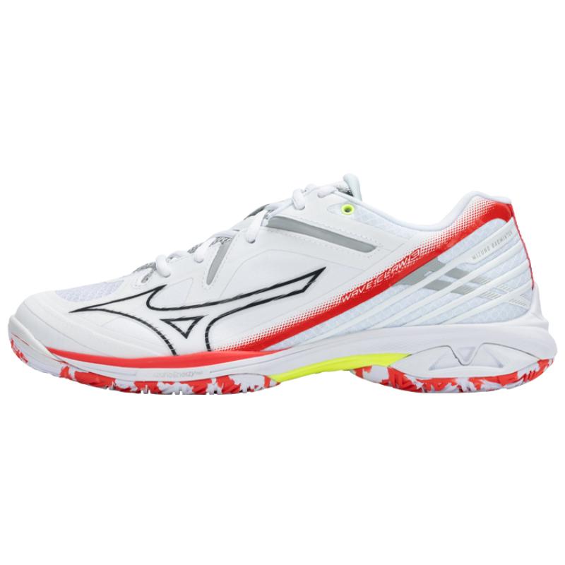 

Mizuno Wave Claw 3 Wide White Radiant Red Sneakers 71GA244305 38