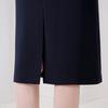 ByFshow Black Tight Mermaid Perfect for Office and Office Plus Women's Knee-Length Skirt, Pleated, Leg-Slimming, Uniforms, Commuting, Wear. Size.