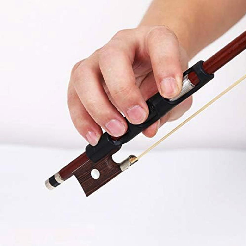 Roczential 1 Piece Violin Bow Grip Violin Bow Holder Grip Bow Straightener Children Violin Bow Holder Violin Posture Device Bow Holder Practical
