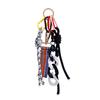 Braided Rope Phone Strap Stylish Nylon Cord Keychain for Women Elegant Bag Charm Handmade Accessory for Handbag Wallet