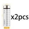 Glass Juice Bottles with Stainless Steel Lids,Heat-Resistant Borosilicate Glass for Juicing,Smoothies,Milk,Beverage Storage