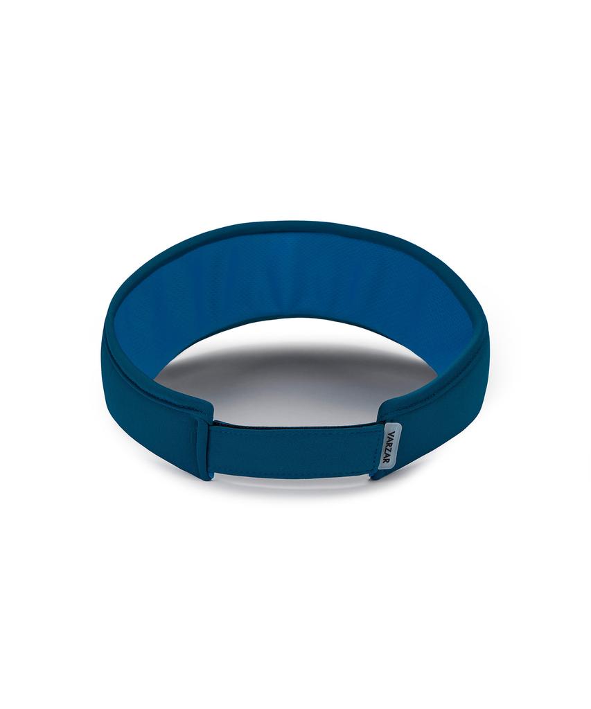 Bajal Palm Tree Logo Sun Cap Blue Green