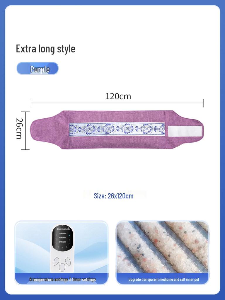 Electric Sea Salt Heat Therapy Pack - Full Body Heating and Moxibustion Physio Bag