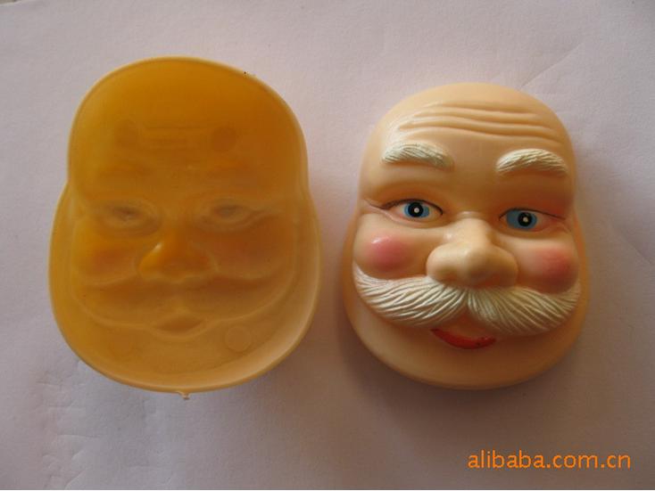 Santa Claus Masks: Cross-Border Christmas Decorations, Plastic Face, Multiple Specifications
