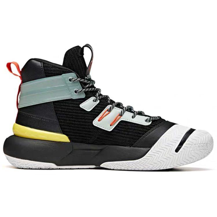 Anta Crazy 4 Comfortable Cushioning Slip Resistant Abrasion Resistant Breathable High top Basketball Shoes Men's 112041605-1