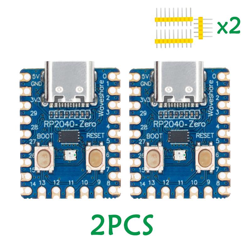 RP2040 for Raspberry Pi Microcontroller PICO Development Board RP2040-Zero Module Dual-core Cortex M0+ Processor 2MB Flash