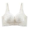 Thin Lingerie Sexy Lace Plus Size Bra No Steel Ring Bra Gathered and Adjusted Bra with A Retractable Accessory