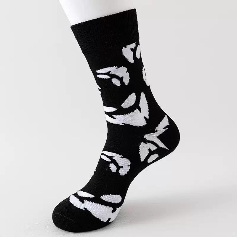 Ladies Fall and Winter Trend Funny Pumpkin Halloween Tube Socks
