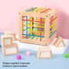 Baby Sorter Toy Colorful Cube Multiple Sensory Shape Learning Toys Fine Motor Skills for Girls Boys