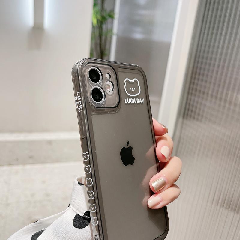 

Side Simple IPhone 16 Phone Case Apple 15 Promax Creative XS Couple XR All Inclusive Soft 13 Suitable for 14 12pro(6.1)