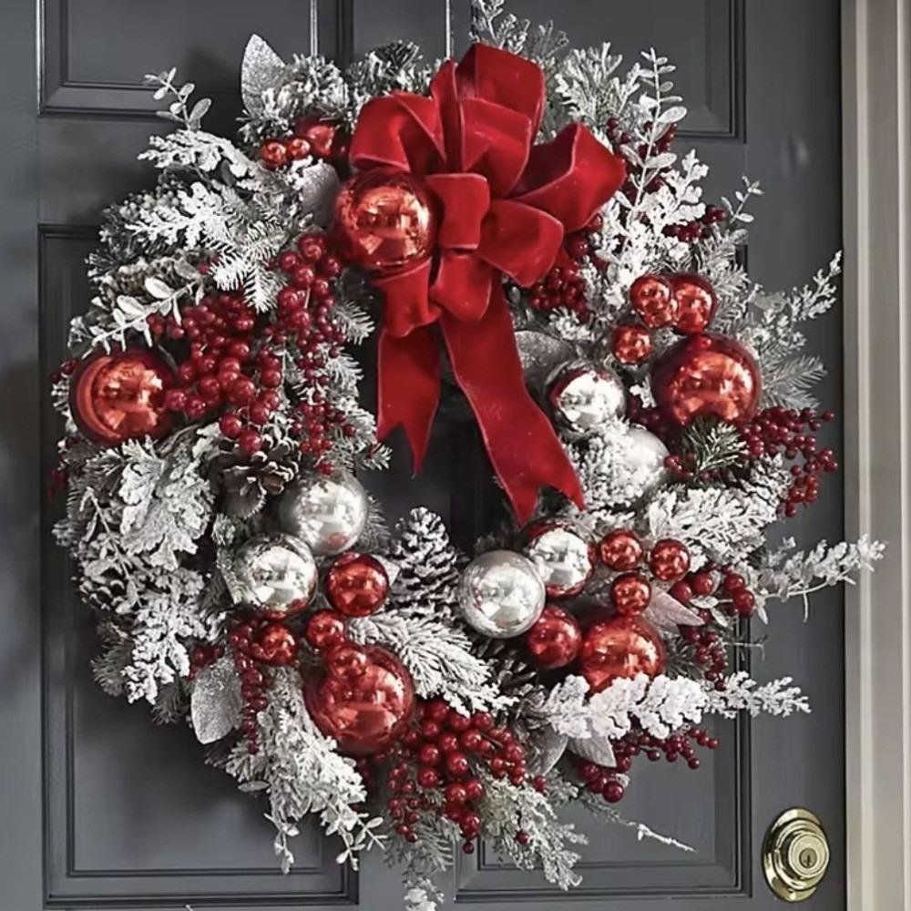 FakePinecones Christmas Wreath 35/40/45cm Christmas Decora New Door Pendant Party Use