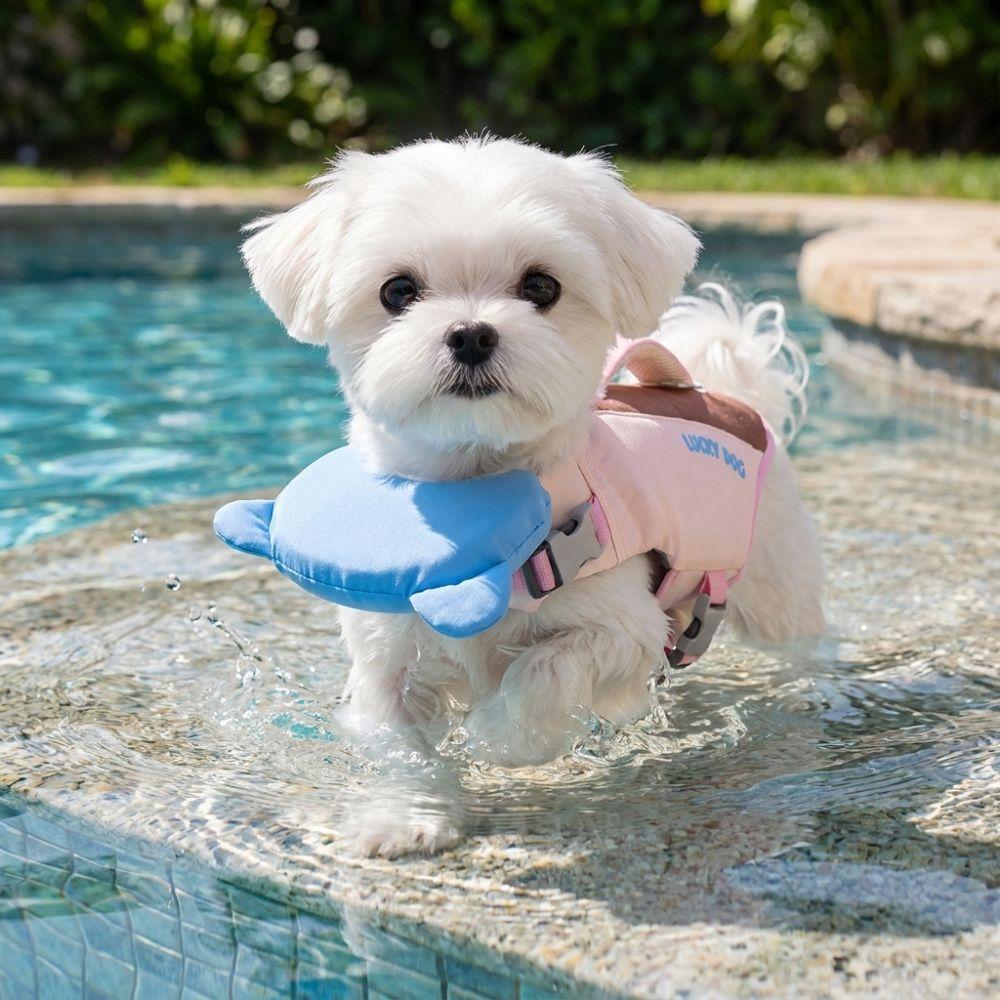 Strong Buoyancy Pet Life Vest Adjustable Dog Life Preserver Puppy Safety Vests Boating