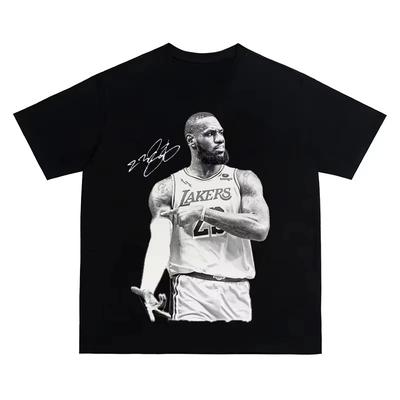 LeBron James Los Angeles Lakers #23 Iconic Celebration Vintage Oversized T-Shirt, NBA Legend Graphic Tee, Unisex Casual Top