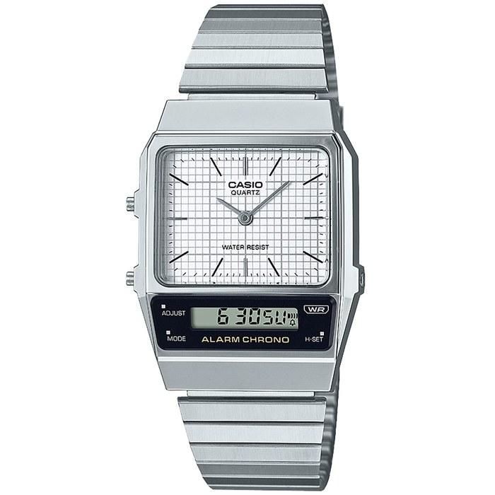 Casio Watch Standard AQ-800E-7AJF Unisex Silver/White