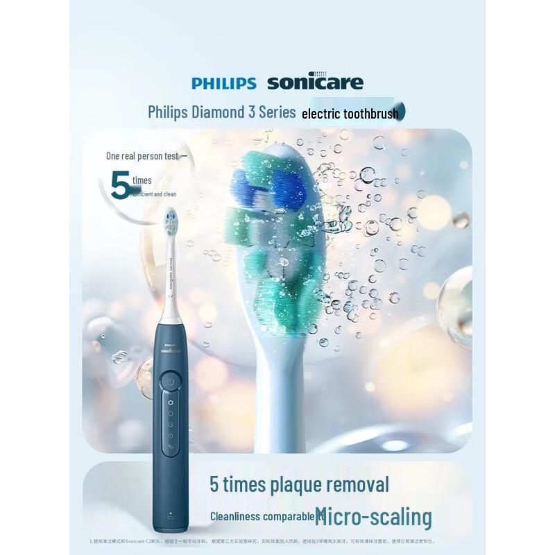 

Электрическая зубная щетка Philips Sonic DiamondClean 3 Series, штепсель CN (адаптер в комплекте)