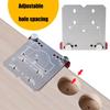 Woodworking Concealed Hinge Jig Kits 35mm Hinge Hole Template Jig Woodworking Drilling Locator Hole Cutter Guide