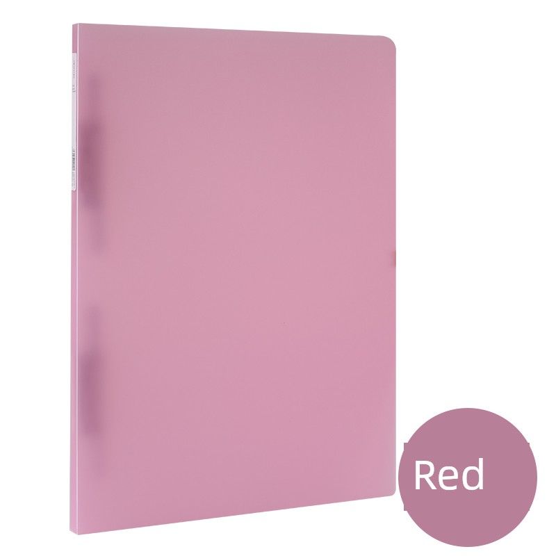 

Kobest Folder Office File Storage Clip Clipboard Multi-Function 4K Folder Double File Folder Student Kids 4 Open Sketch Paper Art Collection Favorites 4K-Pink-B3113