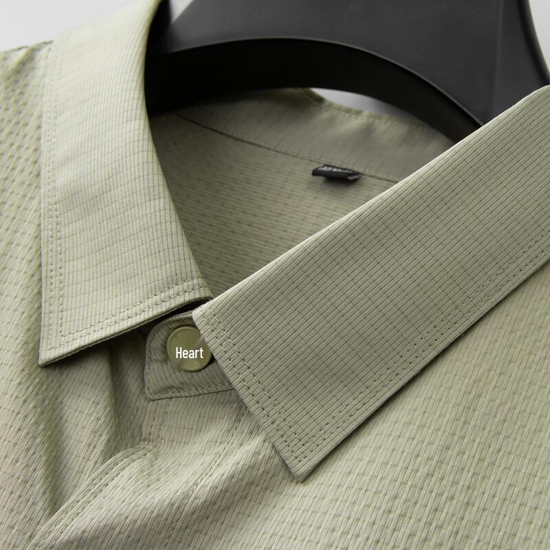 DIBINZE Men's Plus Size Short Sleeve Lapel Shirt