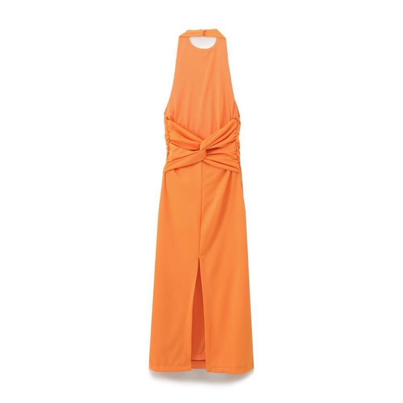 European & American Style Backless Halter Neck Dress - Summer Collection for Trendy Women