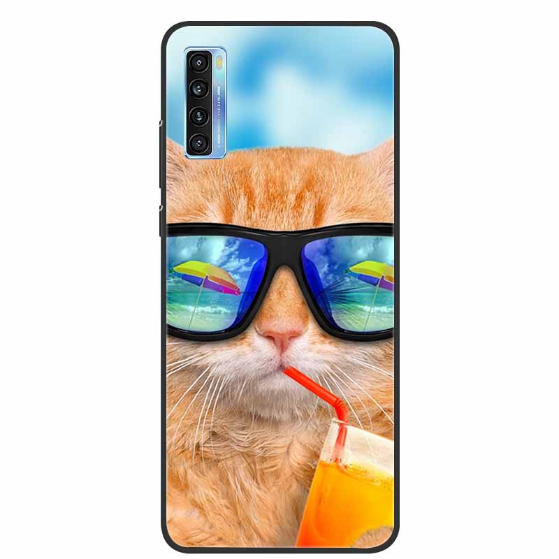 

For TCL 20L Cases 20L 20S 20Pro 20R 20SE Marble Soft TPU Silicone Back Covers For TCL 20 R 5G Phone Cases Coque Bumper T774H TCL 20 R 5G