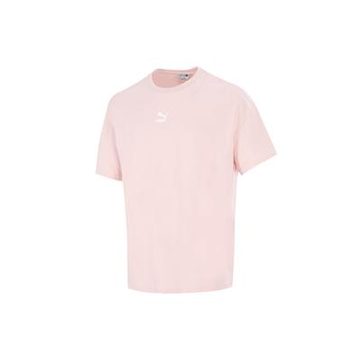 Performance Running Training Fitness Quick-Dry Breathable Round Neck Short Sleeve T-Shirt Men Tops Pink 533100-36