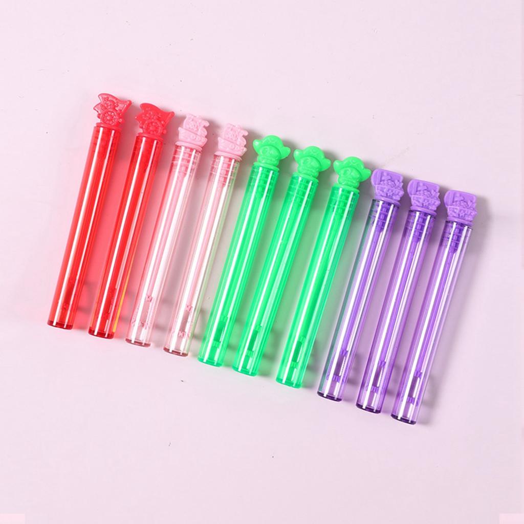 10/20pcs Pirate Themed Colorful Bubble Tubes Buubble Wand Empty Tube for Kids Birthday Party Favors Pinata Filler Toys Gifts