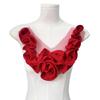 New 3D Artificial Flower Patch DIY Removable Clothes Appliques Wedding Dress Sewing Chest Flower