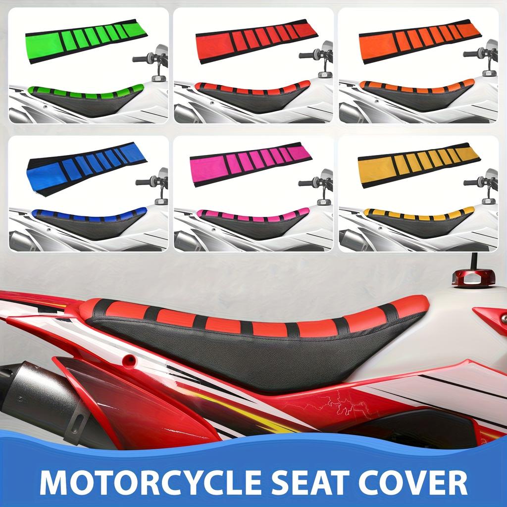 Dirt Bike Gripper Seat Cover Universal Motorcycle Seat Covers for YAMAHA for SUZUKI KAWASAKI Most Dirt Bike Pit Bike Off Road Bike