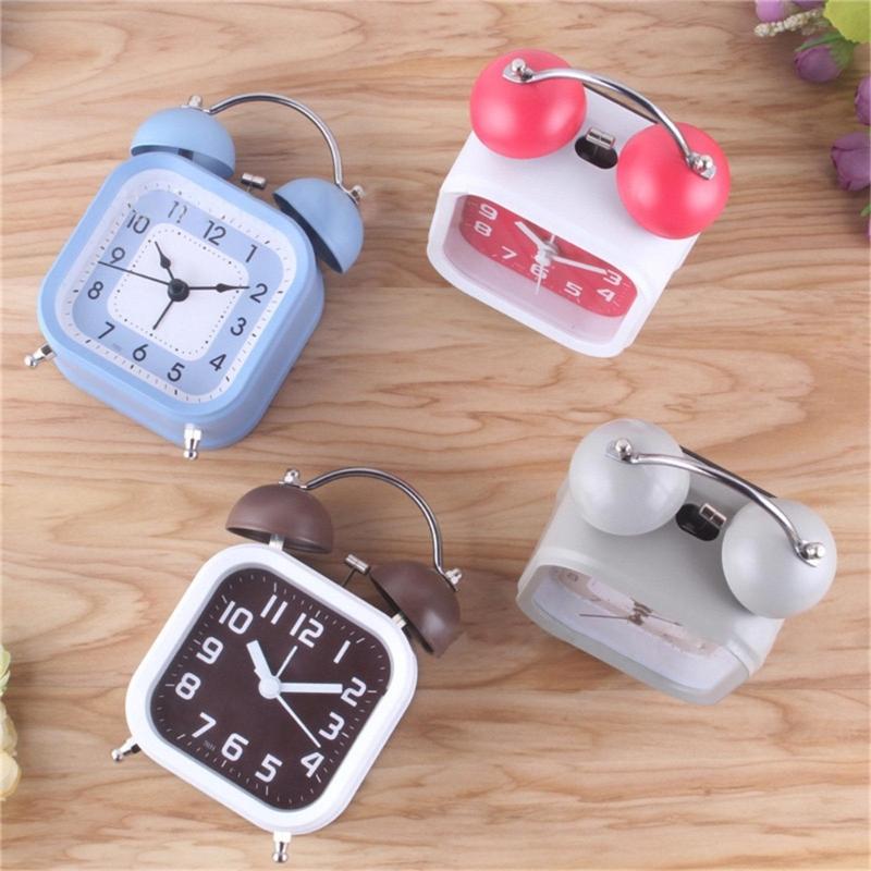 3'' Mechanischer Wecker Genaue Zeitanzeige Studentenuhr Lauter Ton, Batteriebetrieben Metallrahmen