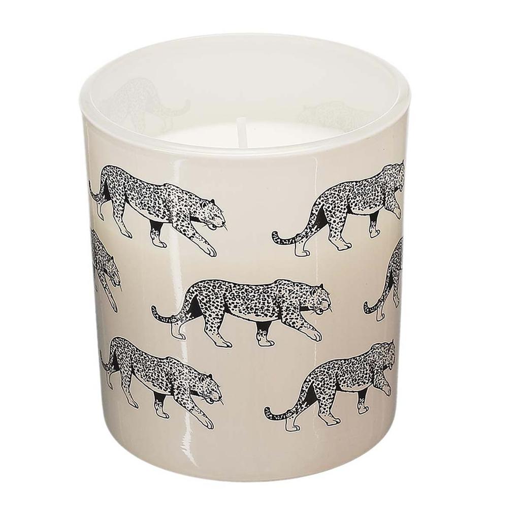 Les Trésors De Lily [A0901] - Scatola da 2 candele profumate 'Natural Wild' nero bianco - 8x7 cm