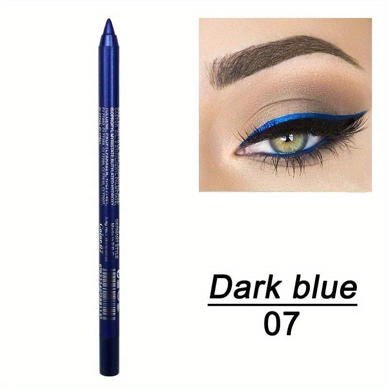 Colorful Waterproof Eyeliner Gel Pens Eye Lip Liner Pearlescent Matte Eyeshadow Pen