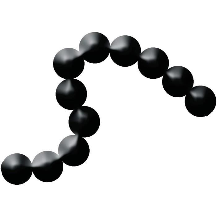 Relief Paint for Fabrics - SETACOLOR - 20ml Tube - Black - Pearl Bead Effect - Mixed