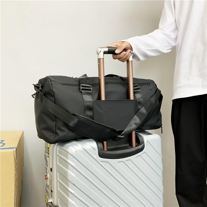 Waterproof Oxford Short Trip Travel Bag Independent Shoe Storage Luggage Bags Unisex Outdoor Leisure Sports Yoga Fitness Bag