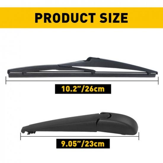 Rear Wiper Arm Blade For Toyota Highlander RAV4  13-18 Jeep Compass 17-20