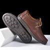 Módní evropský styl Boty šnečí z pravé kůže Velikost 38-48 Pánské široké pohodlné ležérní boty Masážní polstrovaná podrážka Boty na chůzi a řízení