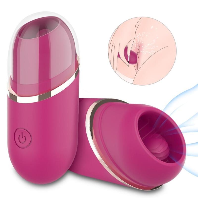 TechnologyClit Vibrator Klitoris Saugen Zunge Lecken Klitoris Stimulation Mini Spielzeug 9 leistungsstarke Vibration Modi Sex Spielzeug