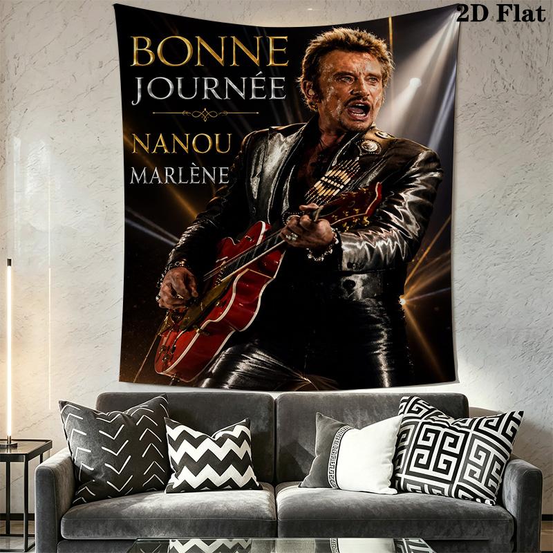 Live Aid Legendary Concert Collage Tapestry Background Cloth Fashion Print Home Decor Wall Covering Decoration Wall Decoration