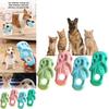 Tpr Chew Shoes Pet Toy For Dogs And Cats With Tooth Cleaning Features Suitable For Play