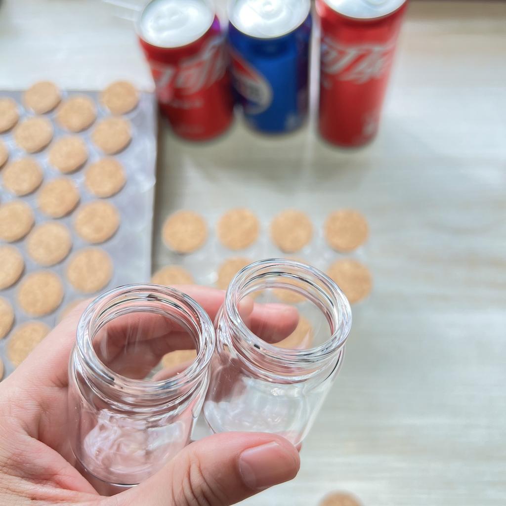Wholesale 30ml Glass Bottles Cork 26×37×50mm Mini Candy Glass Jars Seed Dragees Tiny Candle Glass Vials DIY Crafts Test Tube