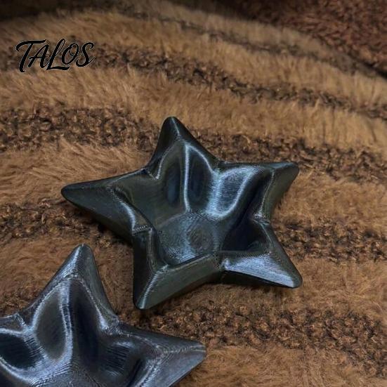 PLA Jewelry Organizer 3D Printed Star Storage Tray, Shape Decorative Five-pointed Elegant Plate Desktop Organizer, Trinket Dish for Dressing