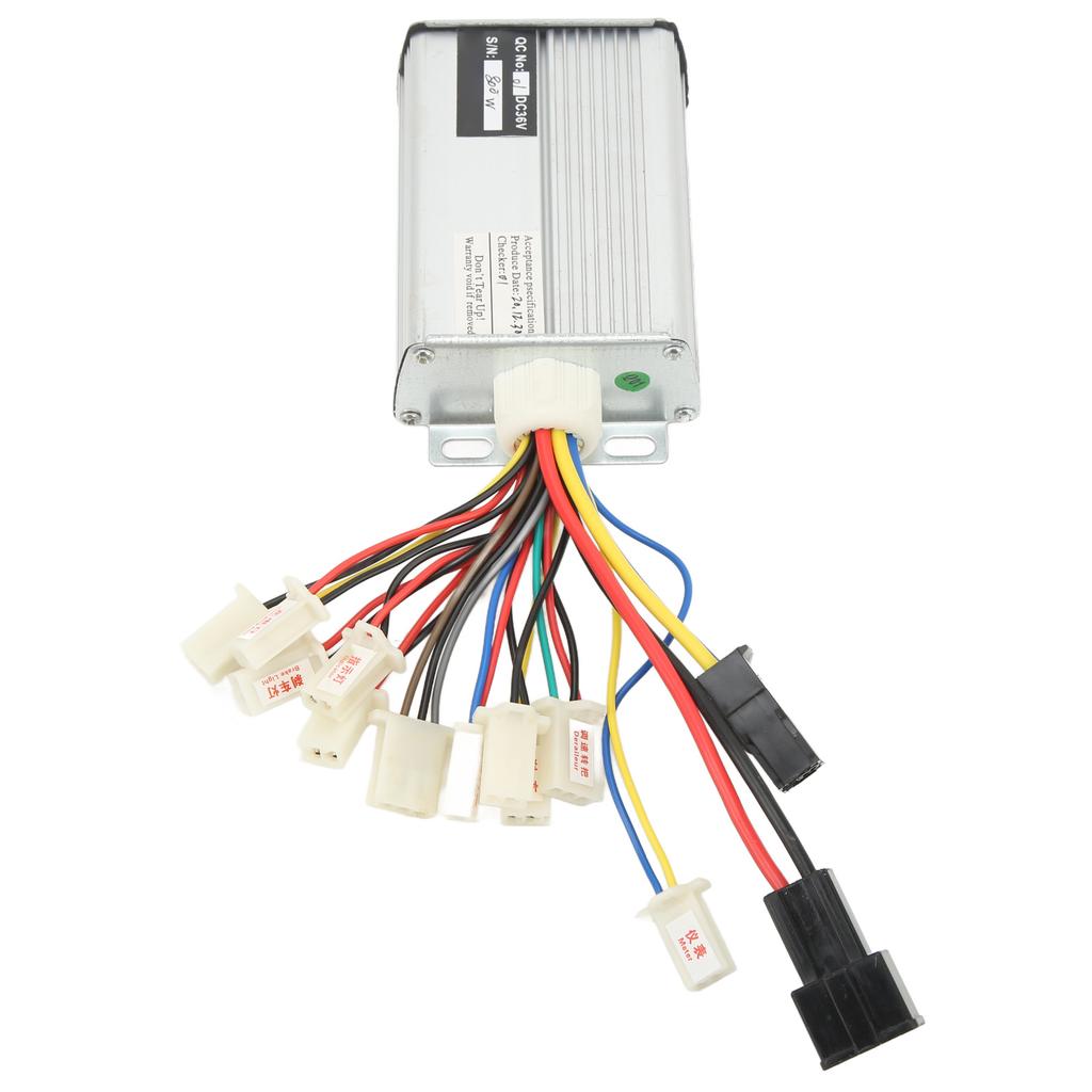DC Motor Speed Controller 800W Overcurrent Protection Aluminum Alloy Electric Bike Brush Controller 36V