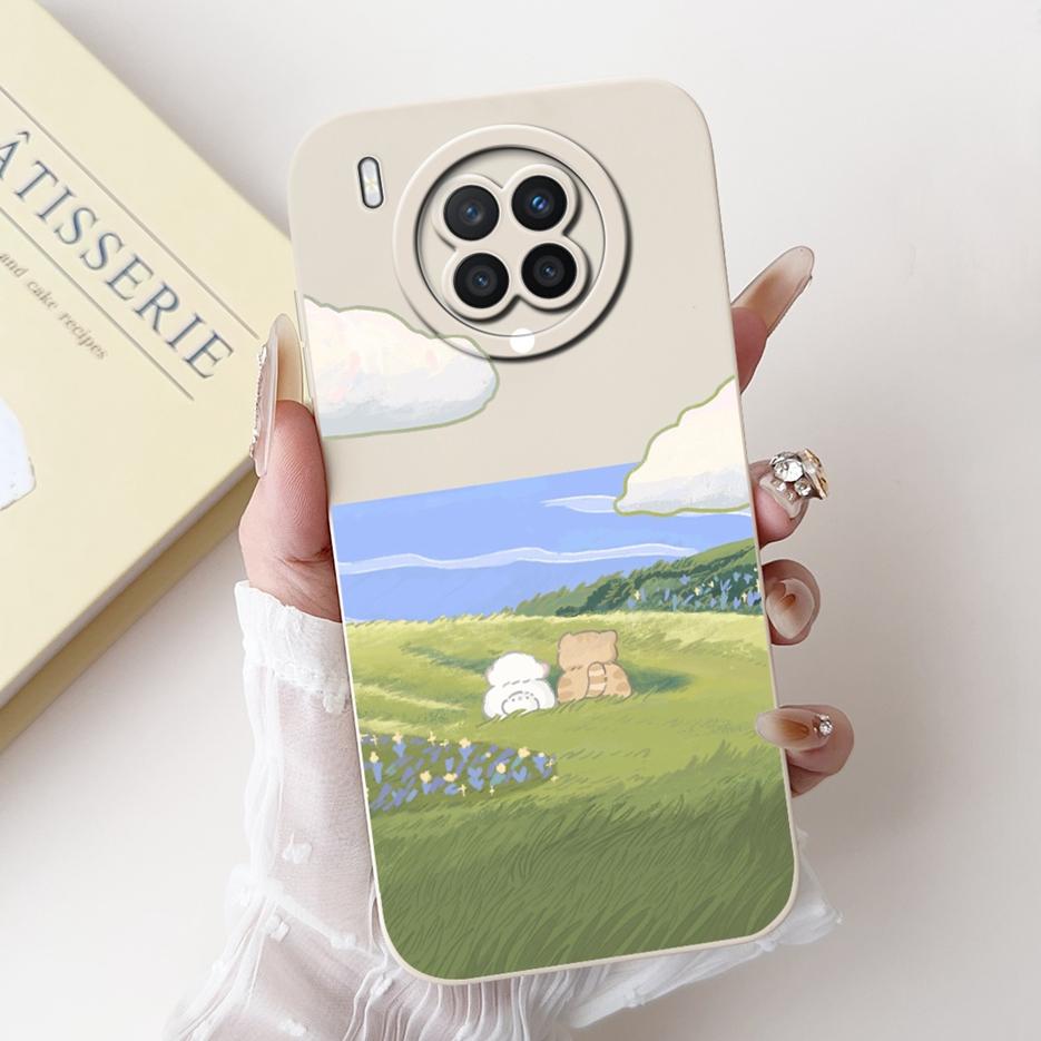 For Huawei Nova 8i Case Honor 50 Lite NTN-L22 Luxury Candy Painted Cover Soft TPU Phone Case For Honor 50 Lite Nova8i Back Cover