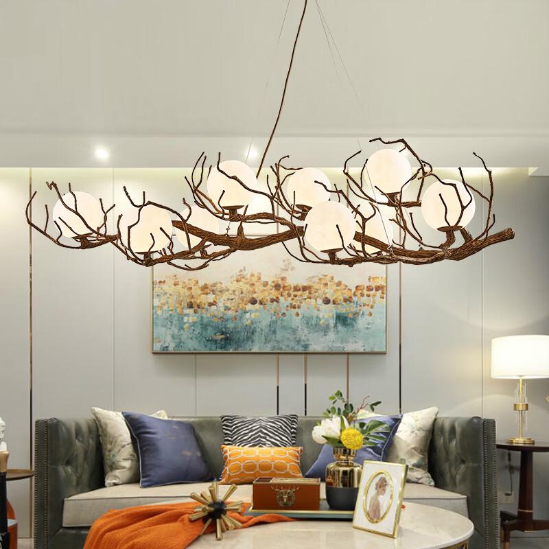 Lampadario a 3 Bracci Stile Wabi-Sabi Oeny
