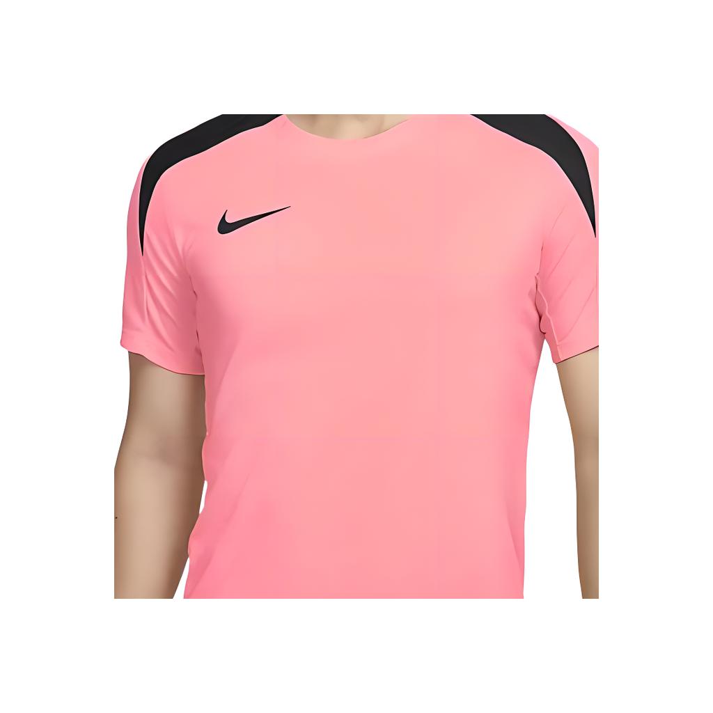 Nike Dri-Fit Strike Color Block Crew Neck Quick-Dry Casual Short Sleeve Soccer Shirt Men Tops Sunset-Purple FN2400-628