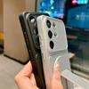 Original Hide Fold Bracket For Magsafe Phone Case For Samsung S26 S25 S24 FE Plus Ultra Shockproof Magnetic Frosted Bumper Cover