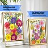 205Pcs Pressed Dried Flower For Resin Natural Dry Flower Leaf with Tweezers Sticker for Art Craft Candle Jewelry Making