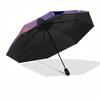 1pc Black Cat Themed Design Umbrella 8 Rib Frame, One-touch Automatic Opening 3 Fold Umbrella, Fashion Gift-p0803053